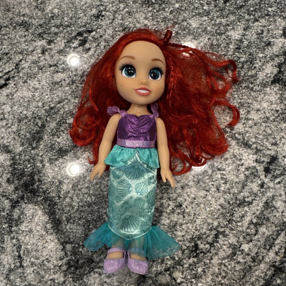 Jakks Pacific Disney Princess Toddler Doll Ariel Little Mermaid 14" EUC‎ #28